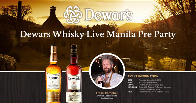 Dewars Whisky Live Manila Pre Party